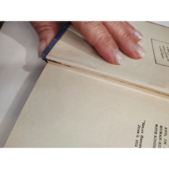 Antique Book Their Yesterdays Harold Bell Wright 1912 A L Burt Company Inscribed - Picture 8 of 9